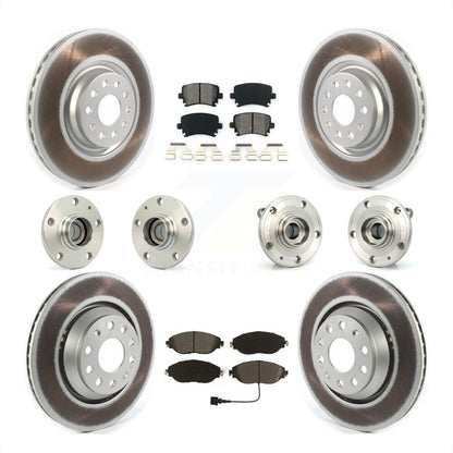 [Avant + Arrière] Kit d'ensemble roulement de roue et moyeu pour 2016 Volkswagen CC AWD KBB-121823 par Transit Auto