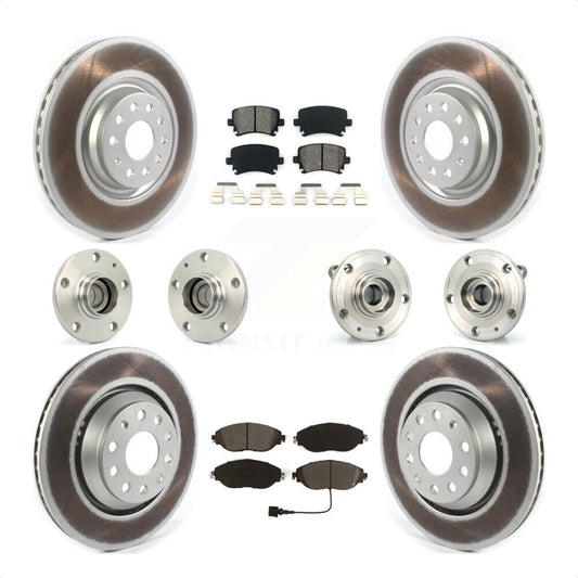 [Avant + Arrière] Kit d'ensemble roulement de roue et moyeu pour 2016 Volkswagen CC AWD KBB-121823 par Transit Auto