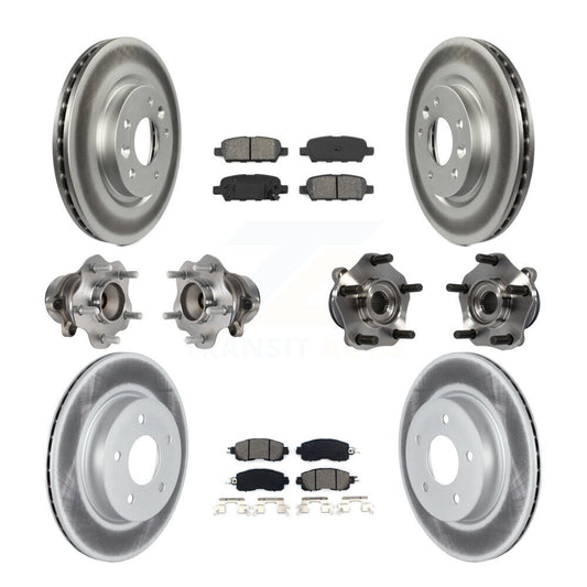 [Avant + Arrière] Kit d'ensemble roulement de roue et moyeu pour 2017 Nissan LEAF avec Electric Parking KBB-121828