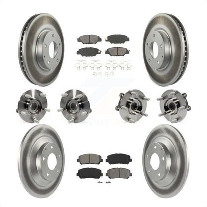 [Avant + Arrière] Kit d'ensemble roulement de roue et moyeu pour 2015 Mazda CX-5 AWD avec Electric Parking KBB-121829 par Transit Auto