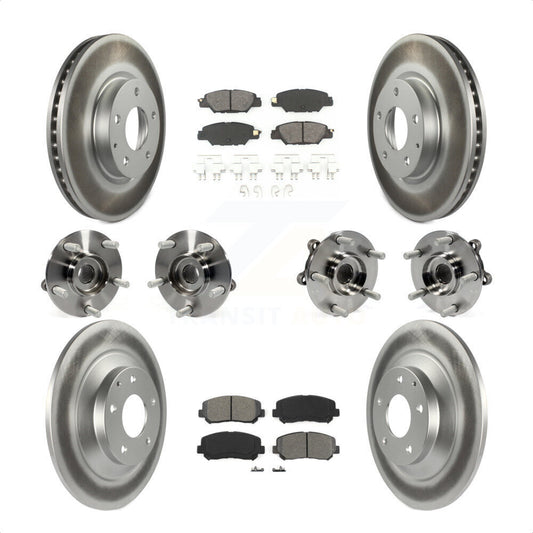 [Avant + Arrière] Kit d'ensemble roulement de roue et moyeu pour 2015 Mazda CX-5 AWD avec Electric Parking KBB-121829 par Transit Auto