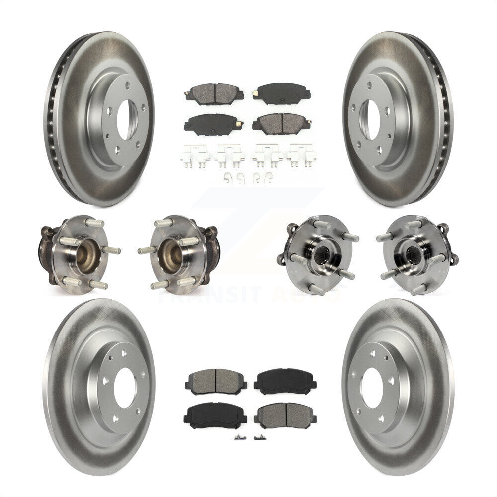 [Avant + Arrière] Kit d'ensemble roulement de roue et moyeu pour 2015 Mazda CX-5 FWD avec Electric Parking KBB-121830 par Transit Auto