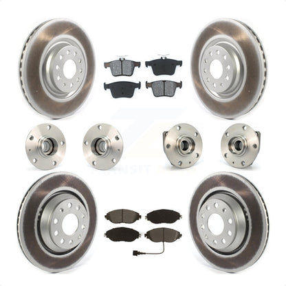 [Avant + Arrière] Kit d'ensemble roulement de roue et moyeu pour 2017 Volkswagen Golf R Code 1ZE 1ZP KBB-121832 par Transit Auto
