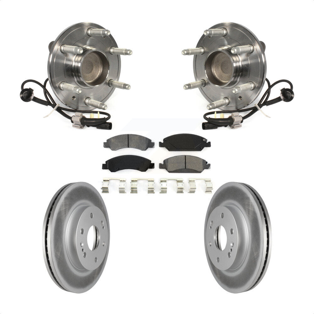 [Avant] Kit d'ensemble roulement de roue et moyeu pour 2019 Chevrolet Silverado 1500 LD RWD 4 Piston Caliper KBB-121840 par Transit Auto