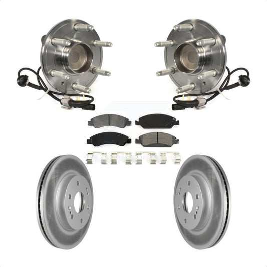 [Avant] Kit d'ensemble roulement de roue et moyeu pour 2019 Chevrolet Silverado 1500 LD RWD 4 Piston Caliper KBB-121840 par Transit Auto