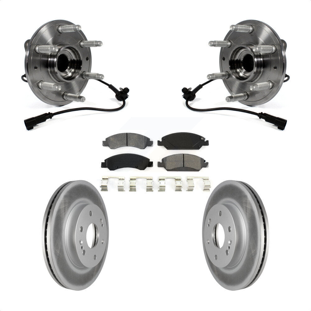 [Avant] Kit d'ensemble roulement de roue et moyeu pour 2019 Chevrolet Silverado 1500 LD 4WD 4 Piston Caliper KBB-121841 par Transit Auto