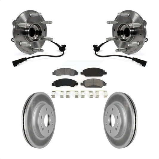 [Avant] Kit d'ensemble roulement de roue et moyeu pour 2019 Chevrolet Silverado 1500 LD 4WD 4 Piston Caliper KBB-121841 par Transit Auto