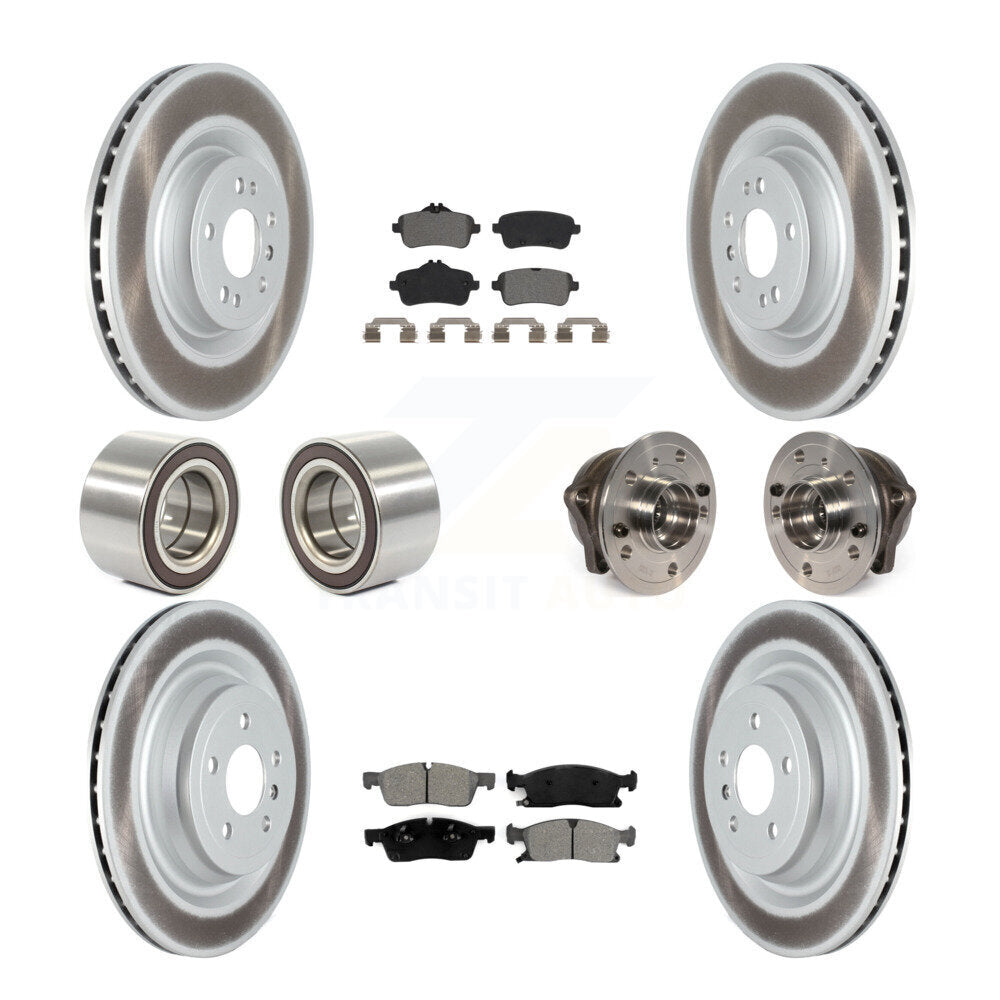 [Avant + Arrière] Kit d'ensemble roulement de roue et moyeu pour Mercedes-Benz GL450 GL350 sans Sport Package KBB-121845