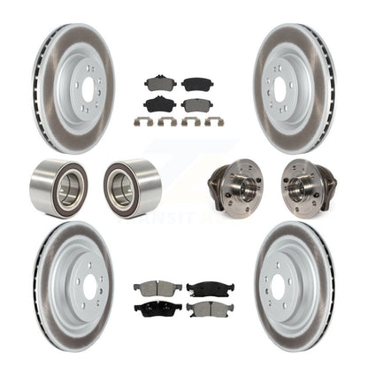 [Avant + Arrière] Kit d'ensemble roulement de roue et moyeu pour Mercedes-Benz GL450 GL350 sans Sport Package KBB-121845