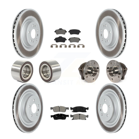 [Avant + Arrière] Kit d'ensemble roulement de roue et moyeu pour Mercedes-Benz GL450 GL350 sans Sport Package KBB-121845