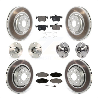 [Avant + Arrière] Kit d'ensemble roulement de roue et moyeu pour 2017 Volkswagen Golf R Code 1LV 1ZB KBB-121852 par Transit Auto