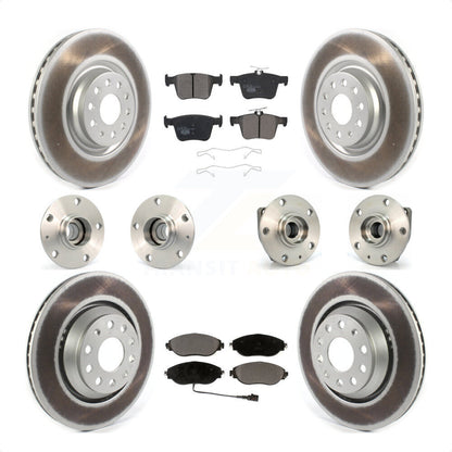 [Avant + Arrière] Kit d'ensemble roulement de roue et moyeu pour 2017 Volkswagen Golf R Code 1ZE 1ZP KBB-121853 par Transit Auto