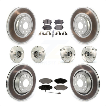 [Avant + Arrière] Kit d'ensemble roulement de roue et moyeu pour 2016 Volkswagen CC AWD KBB-121861 par Transit Auto