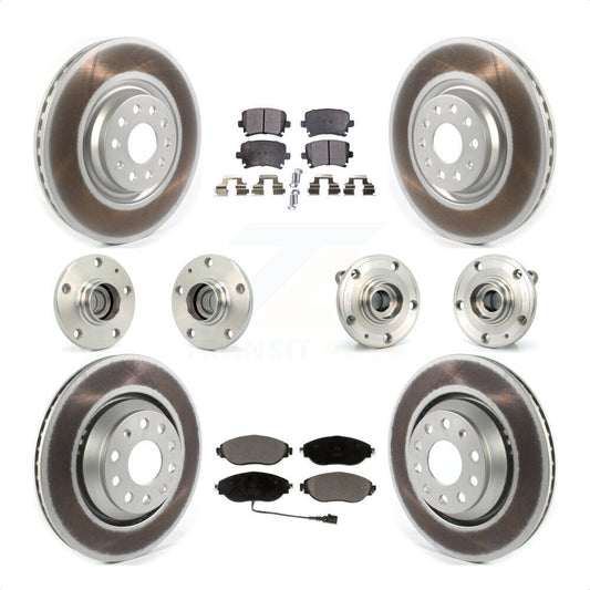 [Avant + Arrière] Kit d'ensemble roulement de roue et moyeu pour 2016 Volkswagen CC AWD KBB-121861 par Transit Auto