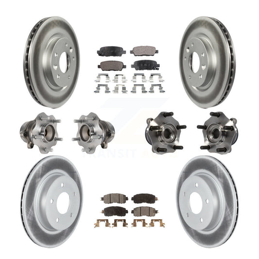 [Avant + Arrière] Kit d'ensemble roulement de roue et moyeu pour 2017 Nissan LEAF avec Electric Parking KBB-121867