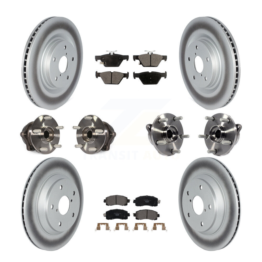 [Avant + Arrière] Kit d'ensemble roulement de roue et moyeu pour 2019 Subaru Forester avec 316mm Diameter Rotor KBB-121868