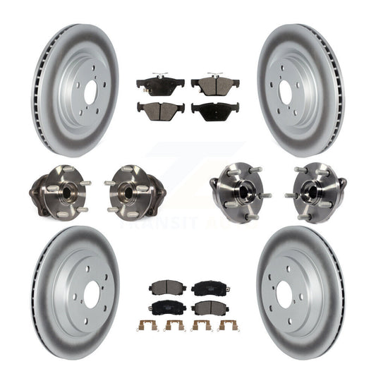 [Avant + Arrière] Kit d'ensemble roulement de roue et moyeu pour 2019 Subaru Forester avec 316mm Diameter Rotor KBB-121868