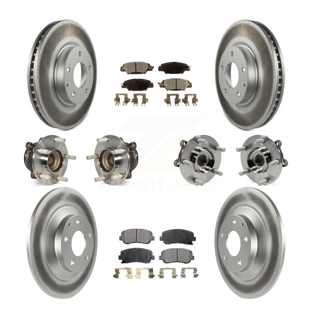 [Avant + Arrière] Kit d'ensemble roulement de roue et moyeu pour 2015 Mazda CX-5 FWD avec Electric Parking KBB-121871 par Transit Auto