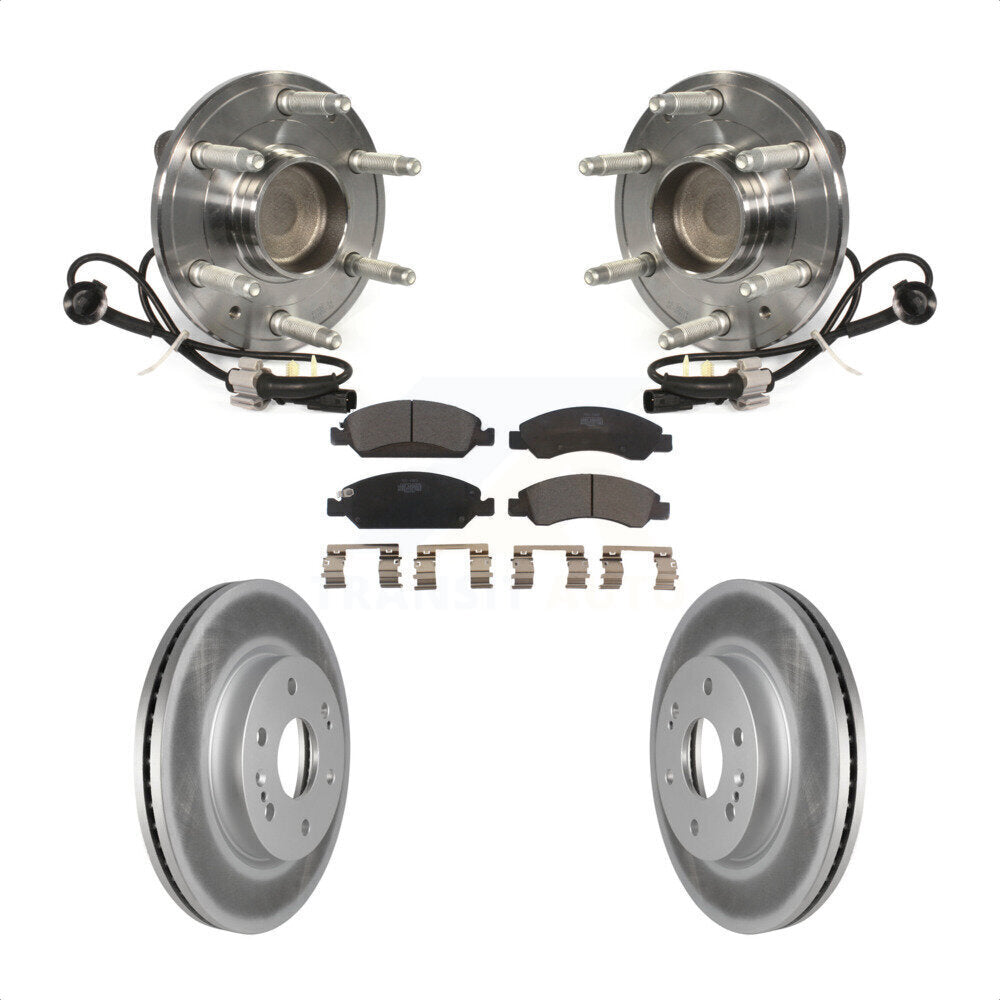 [Avant] Kit d'ensemble roulement de roue et moyeu pour 2019 Chevrolet Silverado 1500 LD RWD 4 Piston Caliper KBB-121876 par Transit Auto