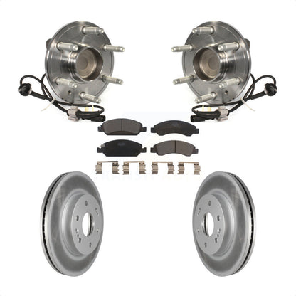 [Avant] Kit d'ensemble roulement de roue et moyeu pour 2019 Chevrolet Silverado 1500 LD RWD 4 Piston Caliper KBB-121876 par Transit Auto