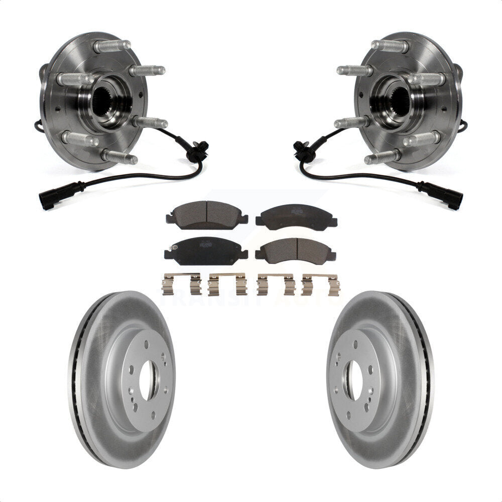 [Avant] Kit d'ensemble roulement de roue et moyeu pour 2019 Chevrolet Silverado 1500 LD 4WD 4 Piston Caliper KBB-121877 par Transit Auto