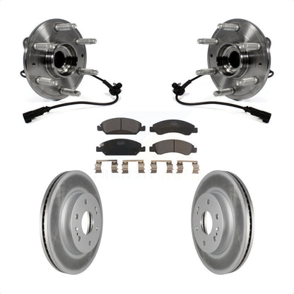 [Avant] Kit d'ensemble roulement de roue et moyeu pour 2019 Chevrolet Silverado 1500 LD 4WD 4 Piston Caliper KBB-121877 par Transit Auto