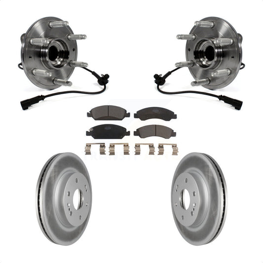 [Avant] Kit d'ensemble roulement de roue et moyeu pour 2019 Chevrolet Silverado 1500 LD 4WD 4 Piston Caliper KBB-121877 par Transit Auto