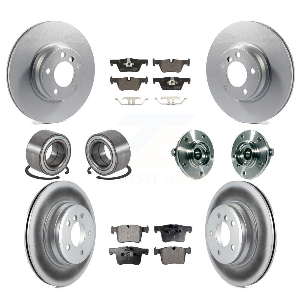 [Avant + Arrière] Kit d'ensemble roulement de roue et moyeu pour BMW 328i xDrive 428i Gran Coupe sans Blue Painted Calipers KBB-121891 par Transit Auto