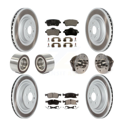 [Avant + Arrière] Kit d'ensemble roulement de roue et moyeu pour Mercedes-Benz GL450 GL350 sans Sport Package KBB-121892