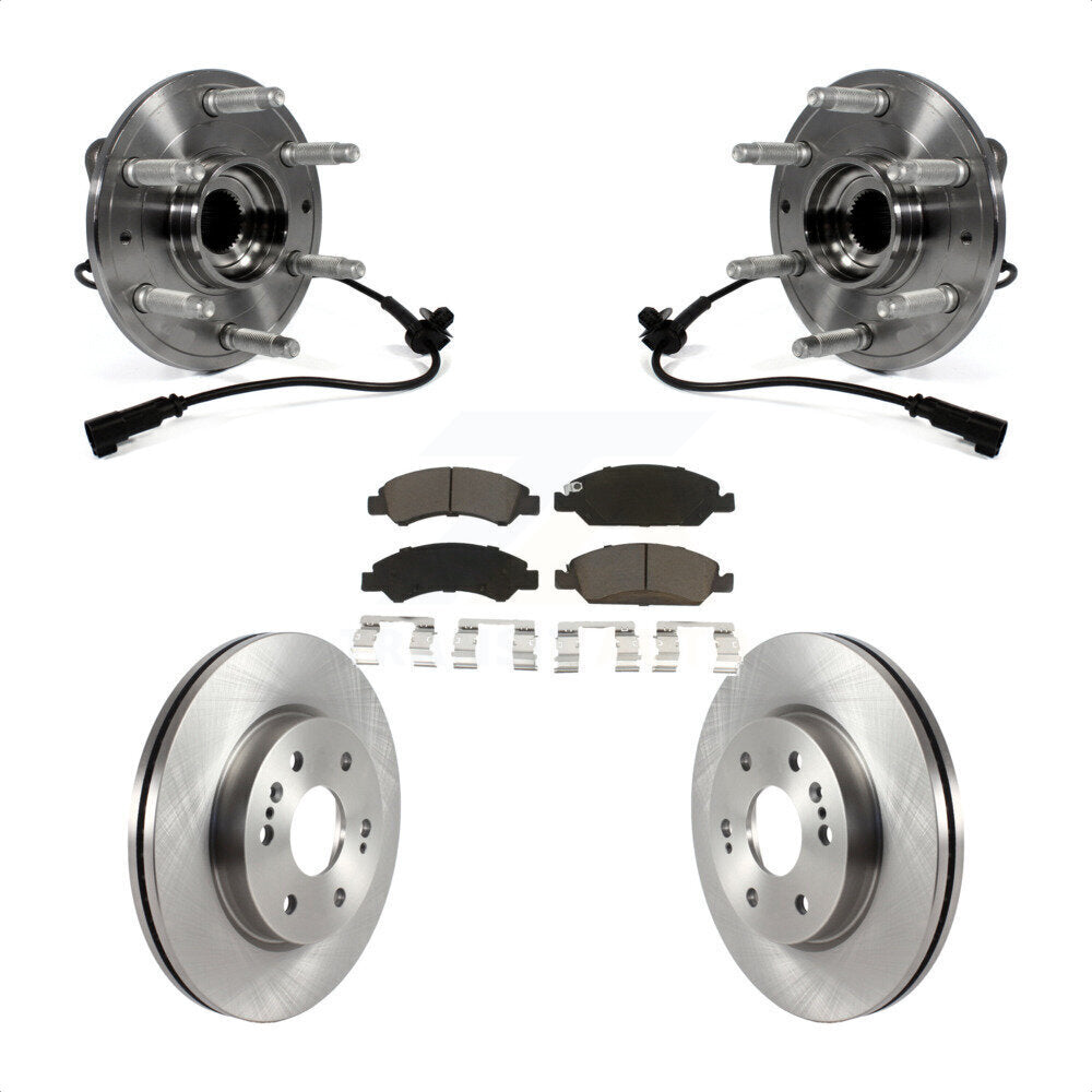 [Avant] Kit d'ensemble roulement de roue et moyeu pour 2019 Chevrolet Silverado 1500 LD 4WD 4 Piston Caliper KBB-121923 par Transit Auto