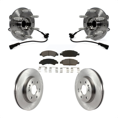 [Avant] Kit d'ensemble roulement de roue et moyeu pour 2019 Chevrolet Silverado 1500 LD 4WD 4 Piston Caliper KBB-121923 par Transit Auto
