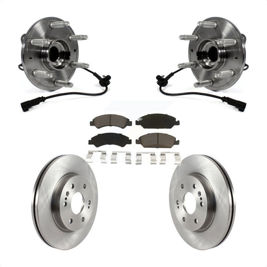 [Avant] Kit d'ensemble roulement de roue et moyeu pour 2019 Chevrolet Silverado 1500 LD 4WD 4 Piston Caliper KBB-121923 par Transit Auto