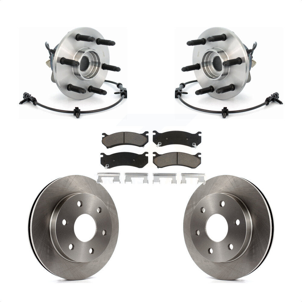 [Avant] Kit d'ensemble roulement de roue et moyeu pour Chevrolet Silverado 1500 GMC Tahoe Sierra Suburban Yukon Avalanche XL Cadillac Escalade Express 2500 Classic ESV EXT Savana KBB-121960