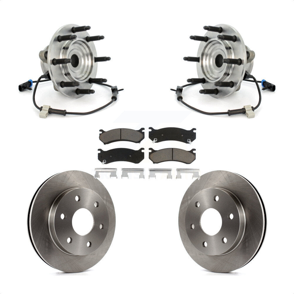 [Avant] Kit d'ensemble roulement de roue et moyeu pour Chevrolet Silverado 1500 GMC Sierra Classic 8 Lug Wheels KBB-121961