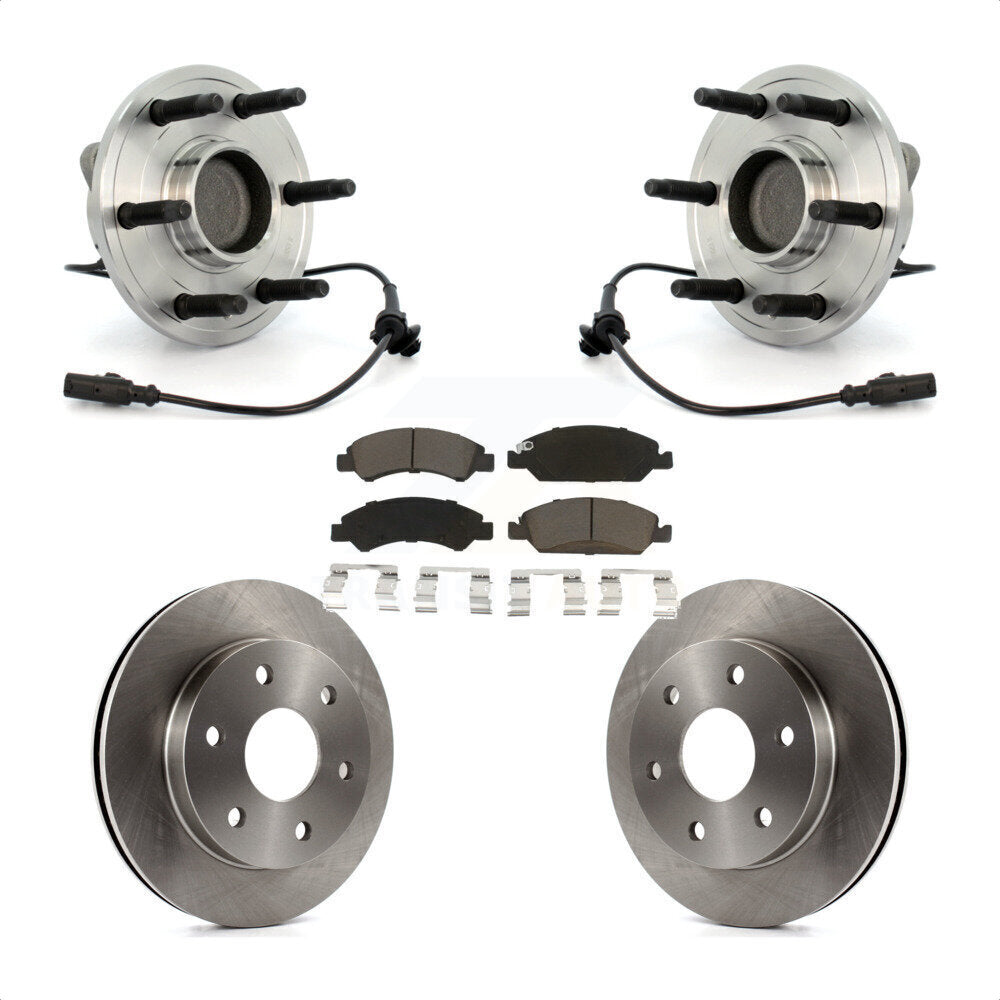 [Avant] Kit d'ensemble roulement de roue et moyeu pour 2007 GMC Sierra 1500 SLT SLE avec RWD rear brakes KBB-121969
