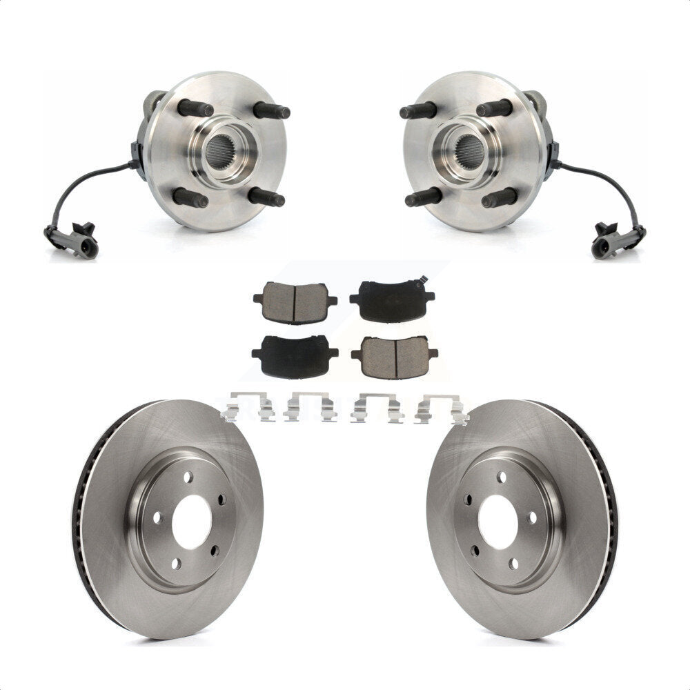 [Avant] Kit d'ensemble roulement de roue et moyeu pour 2004-2007 Saturn Ion Supercharged avec 4-Wheel ABS 4 Lug Wheels KBB-121992