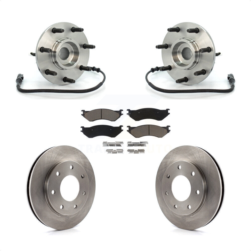 [Avant] Kit d'ensemble roulement de roue et moyeu pour Ford F-150 Heritage F-250 7 Lug Wheels 4WD avec 4-Wheel ABS KBB-122135