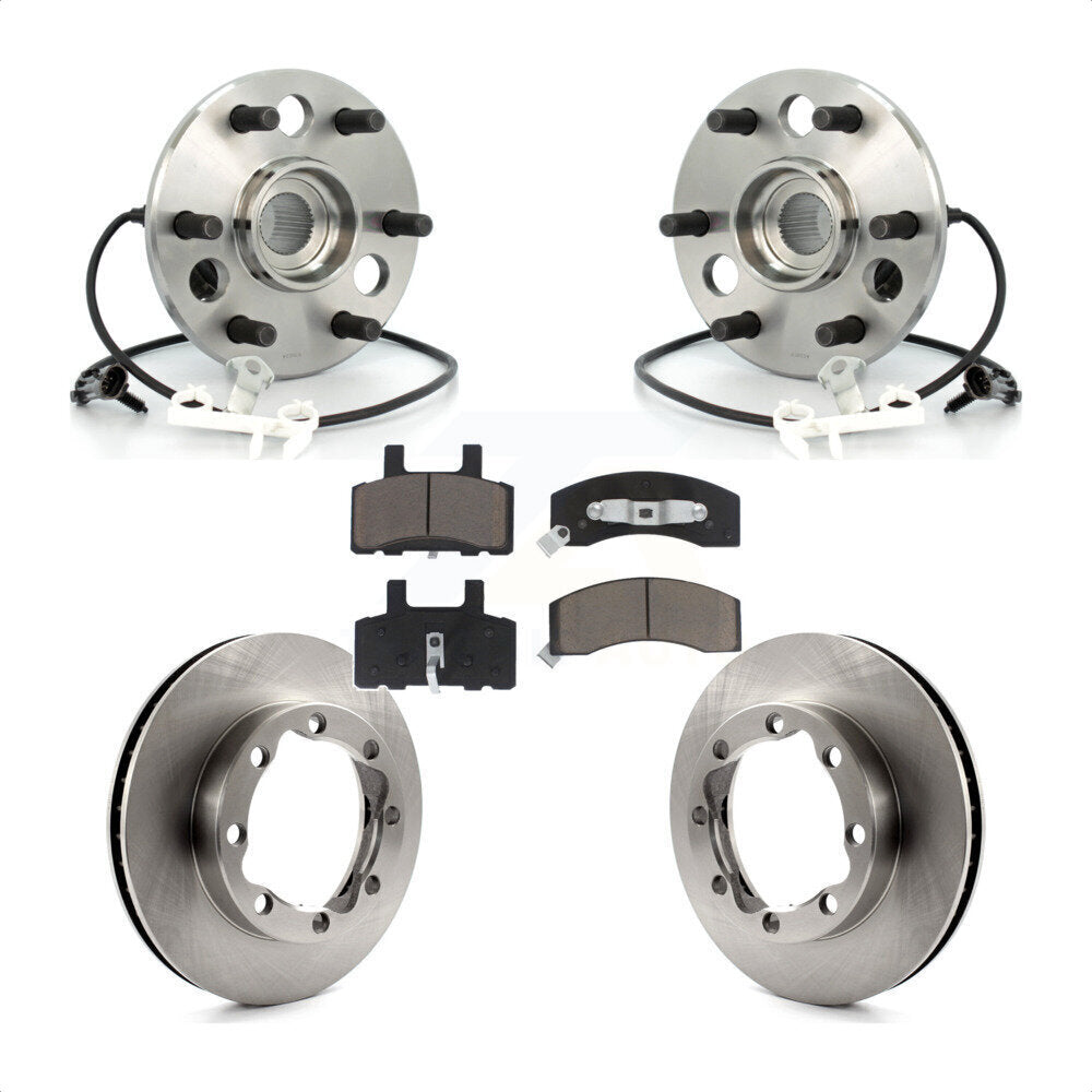[Avant] Kit d'ensemble roulement de roue et moyeu pour 1998-1999 Chevrolet Tahoe 4WD avec DIESEL engine 6 Lug Wheels KBB-122201