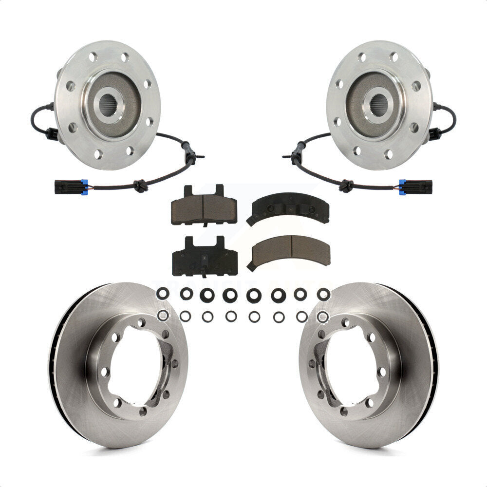 [Avant] Kit d'ensemble roulement de roue et moyeu pour 1999-2000 GMC K2500 6 Lug Wheels KBB-122202 par Transit Auto