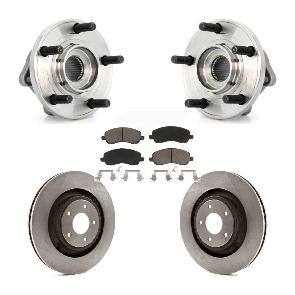 [Avant] Kit d'ensemble roulement de roue et moyeu pour 2012 Chrysler 200 Dodge Avenger 340mm Diameter Rotor KBB-122238
