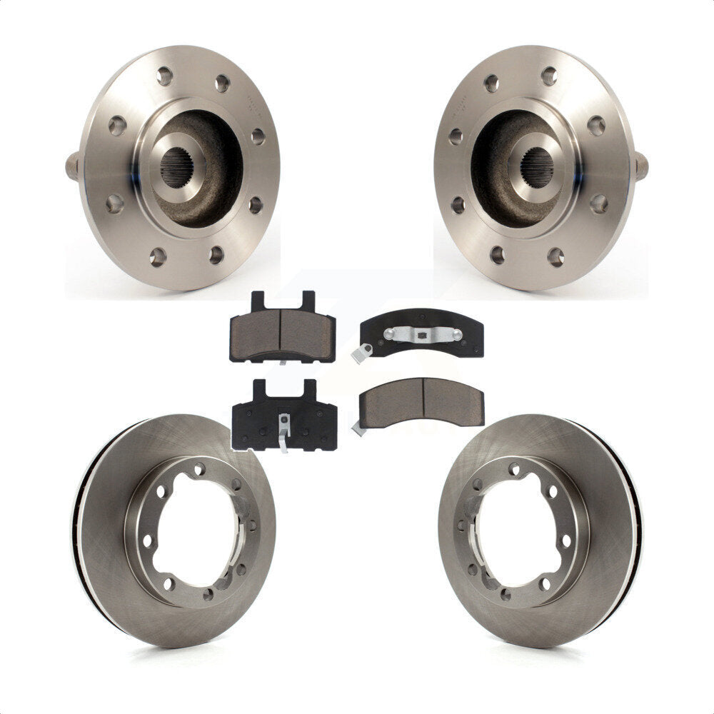 [Avant] Kit d'ensemble roulement de roue et moyeu pour 1999 Dodge Ram 2500 4WD avec 2-Wheel ABS 4 Hole Rectangular Flange KBB-122254