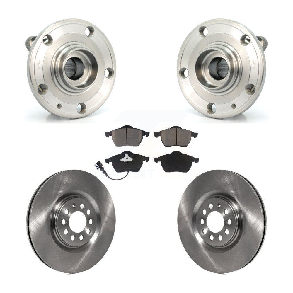 [Avant] Kit d'ensemble roulement de roue et moyeu pour 2005 Volkswagen Jetta 312mm Diameter Rotor 7th 8th Digit Of VIN Is "9M" Or "1J" KBB-122287