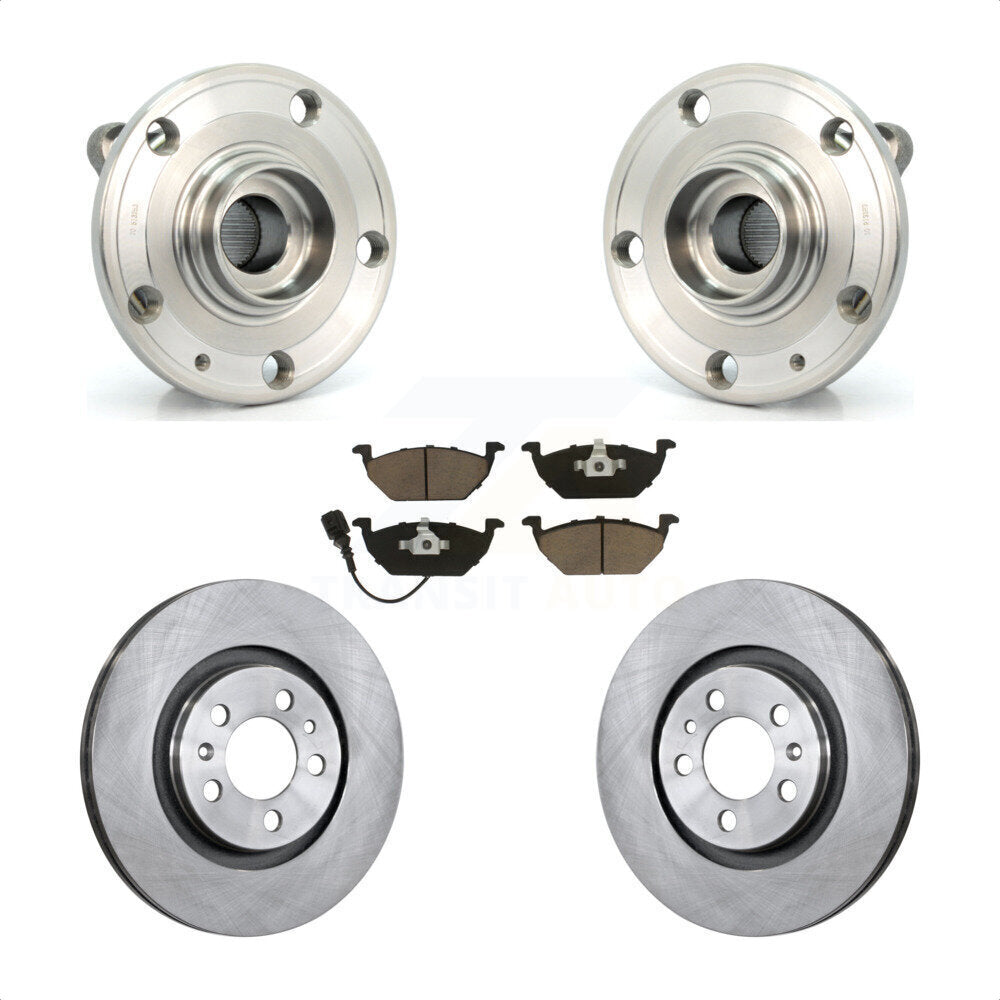 [Avant] Kit d'ensemble roulement de roue et moyeu pour 2005-2006 Volkswagen Jetta 280mm Diameter Rotor 7th 8th Digit Of VIN Is "9M" Or "1J" KBB-122288