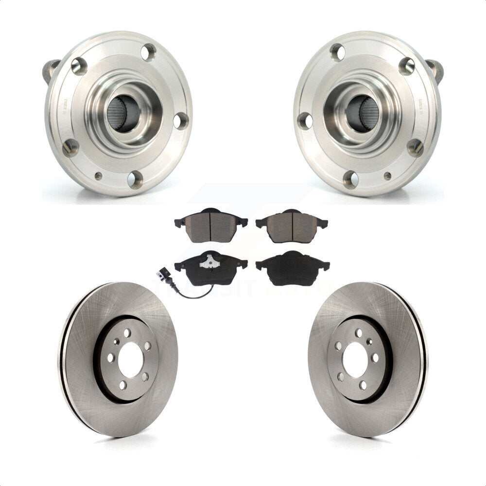 [Avant] Kit d'ensemble roulement de roue et moyeu pour 2005-2006 Volkswagen Jetta 288mm Diameter Rotor 7th 8th Digit Of VIN Is "9M" Or "1J" KBB-122289