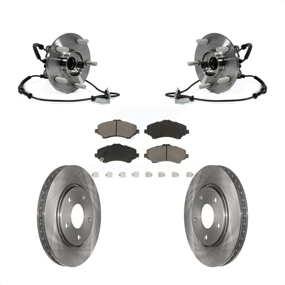 [Avant] Kit d'ensemble roulement de roue et moyeu pour Dodge Grand Caravan Chrysler Town & Country Ram C/V Volkswagen Routan avec Single Piston Caliper KBB-122329