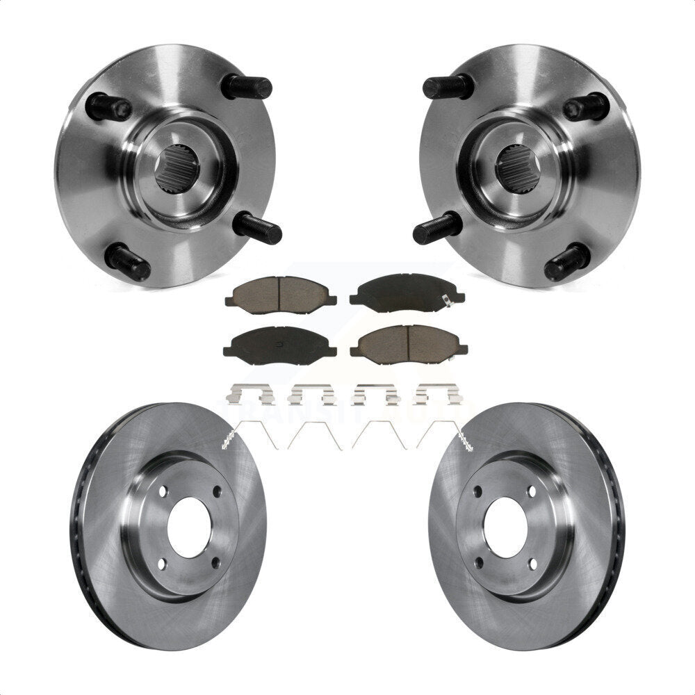 [Avant] Kit d'ensemble roulement de roue et moyeu pour 2008 Nissan Versa 4-Wheel ABS KBB-122348 par Transit Auto