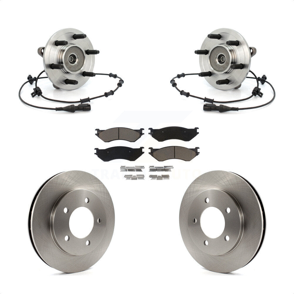 [Avant] Kit d'ensemble roulement de roue et moyeu pour Ford Expedition Lincoln Navigator 4WD avec Coil front springs KBB-122360