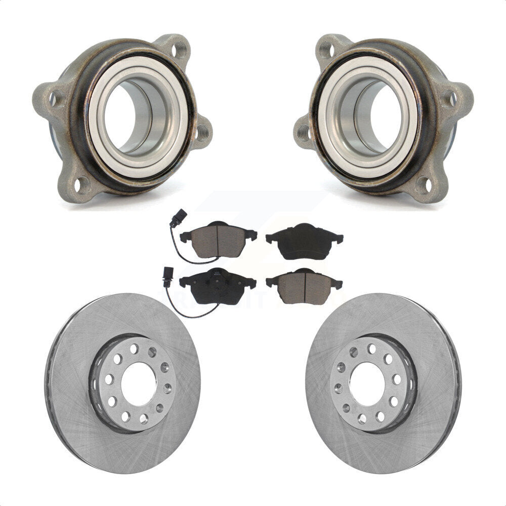 [Avant] Kit d'ensemble roulement de roue et moyeu pour Audi A4 Quattro A6 288mm Diameter Rotor KBB-122363 par Transit Auto