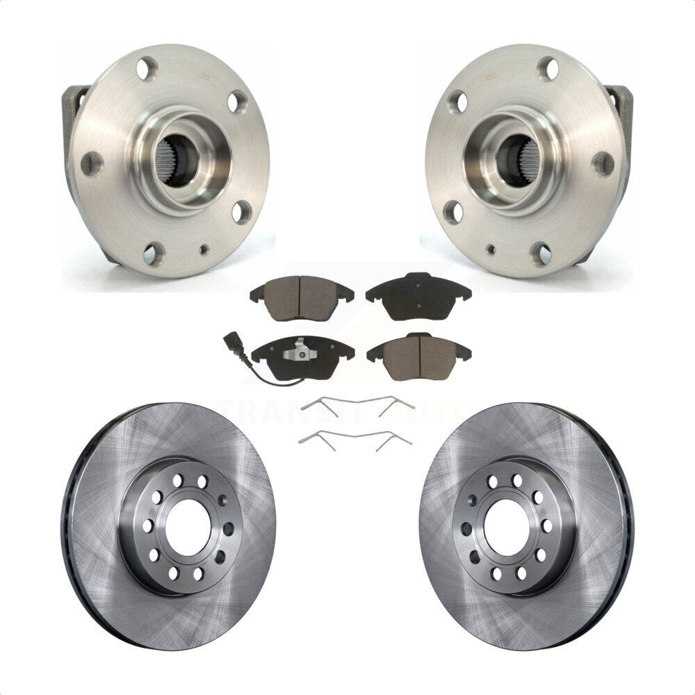 [Avant] Kit d'ensemble roulement de roue et moyeu pour 2006-2009 Volkswagen Rabbit 3 Bolt Mounting Flange KBB-122461 par Transit Auto