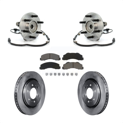 [Avant] Kit d'ensemble roulement de roue et moyeu pour 2010 Ford F-150 FX4 Platinum STX XL XLT King Ranch Lariat avec 4WD 6 Lug Wheels KBB-122483